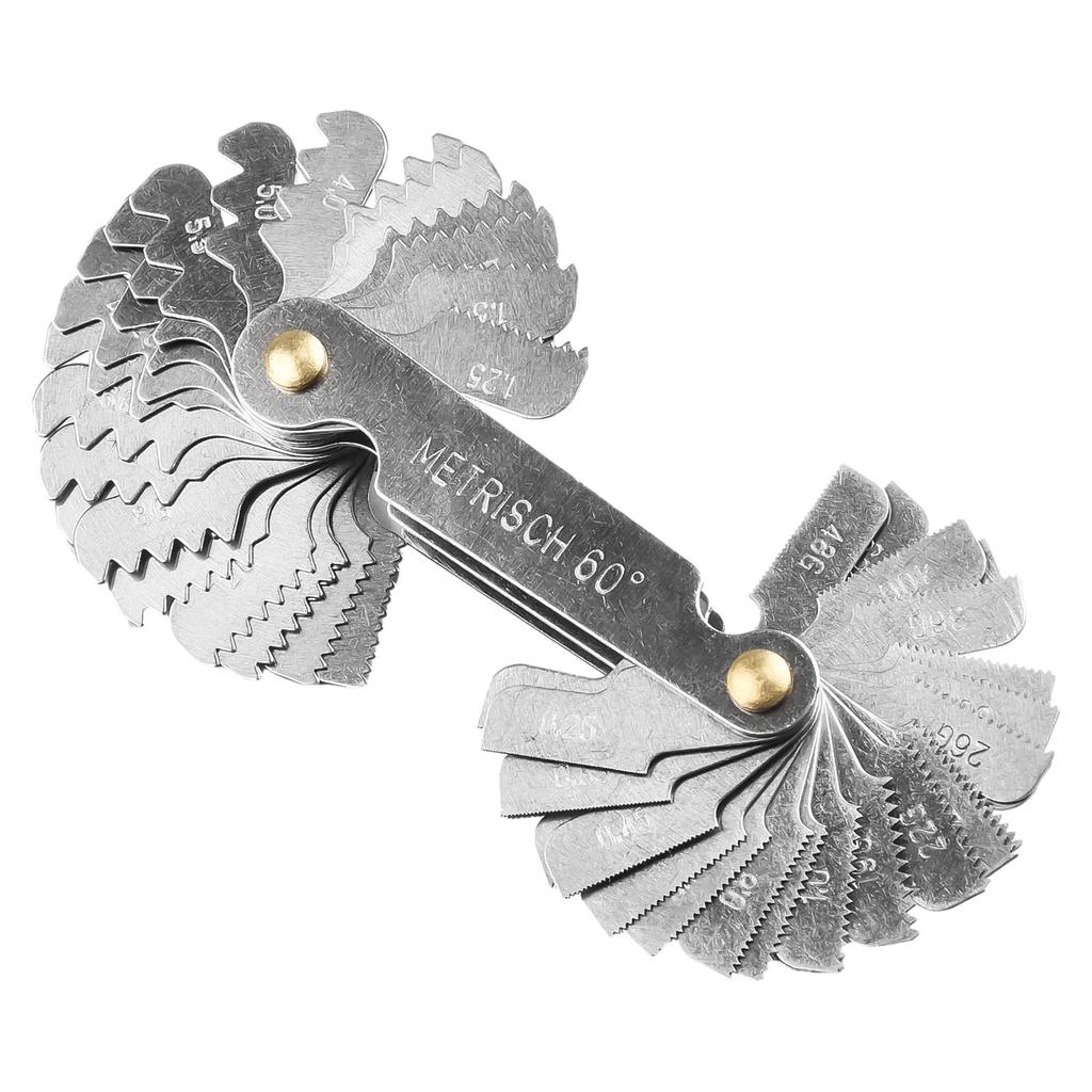 Silver Screw Thread Gauge Screw Thread Gauge Good Elasticity Measuring Gauge Thread Pitch Cutting Gauge Good Elasticity