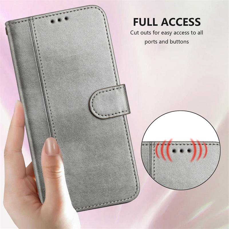 Casing For Infinix Note 40X 40 Pro Plus 50 Zero 20 30 2023 GT 20 KC 8 CC7 4G 5G Leather Wallet Pocket Card Slots Flip Case Cover