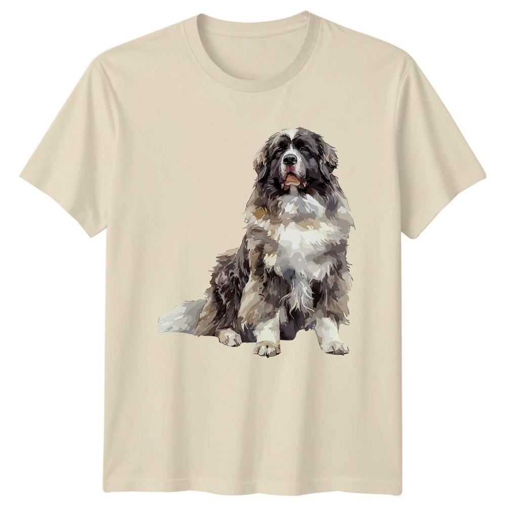 Saint Bernard TShirt Dog Lover Gift For Him And Her