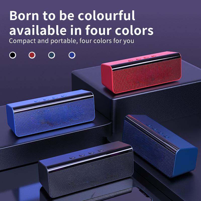 S31 Portable Bluetooth Speaker 3D HIFI Boombox Stereo Wireless Speaker Support TF Card, USB Pen Drive