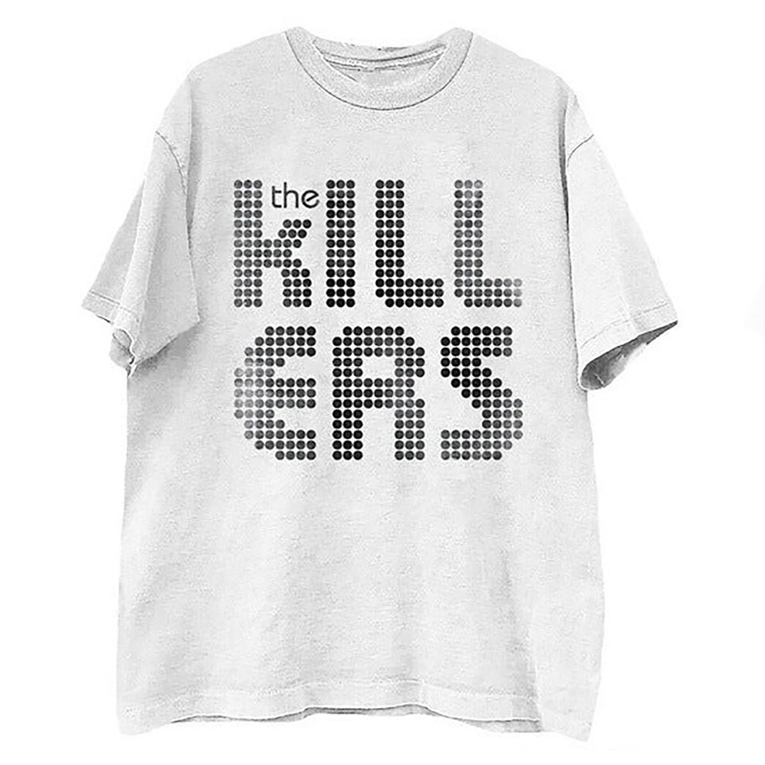 Men s Killers B&W Photo Two Sided Tee T-shirt Small White S