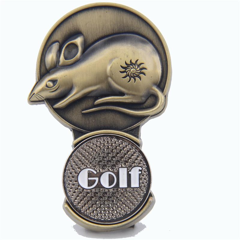 Golf Cap Clip Commemorate Golf 12 Zodiac Marker Supplies Magnetic Clip