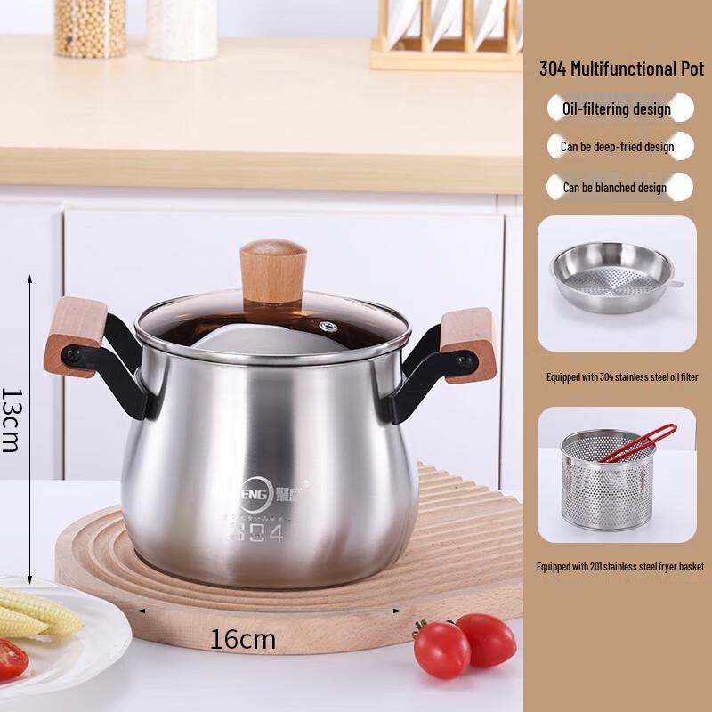 Lilang 304 Stainless Steel Multi-Function Cookware Set