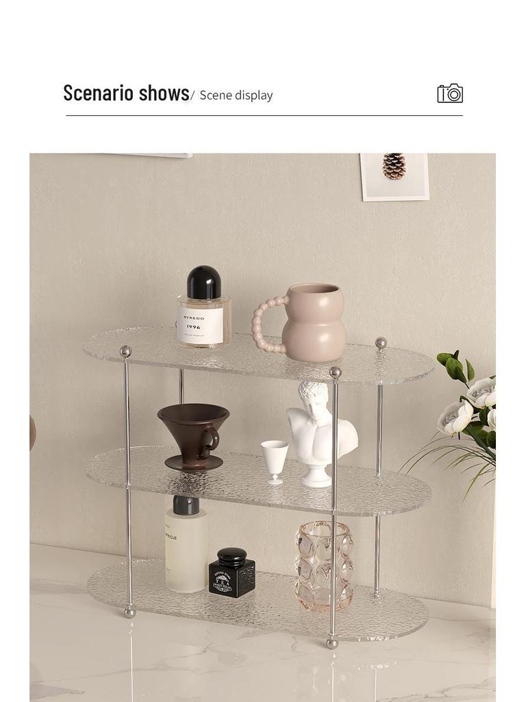 Nordic Acrylic Multi-Layer Desktop Storage Rack for Home Decor
