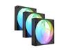 Fan Fury Sai S12 ARGB PWM Black 3pack