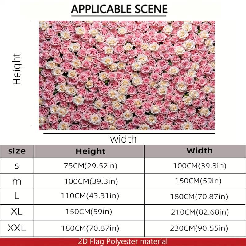 1Pcs Modern Minimalist Pink Rose Decoration Background Backdrop Decorations For Photo Studio Photo Booth Party