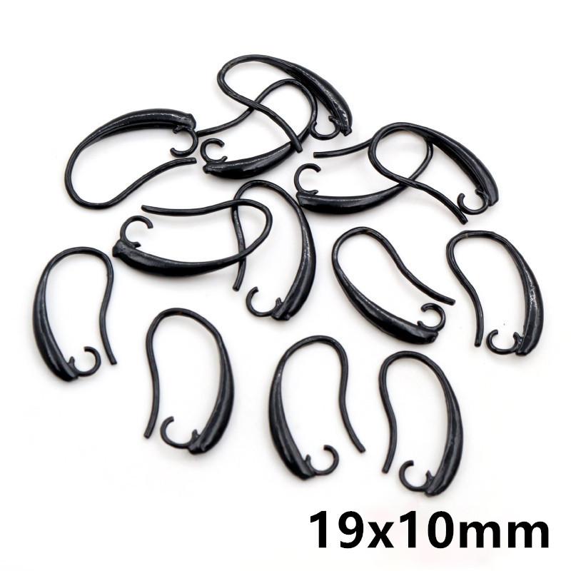 20pcs Craft Brass Small Earring Hooks Wire 4 Styles French Lever Earrings Hooks DIY Jewelry Making Accessories Findings