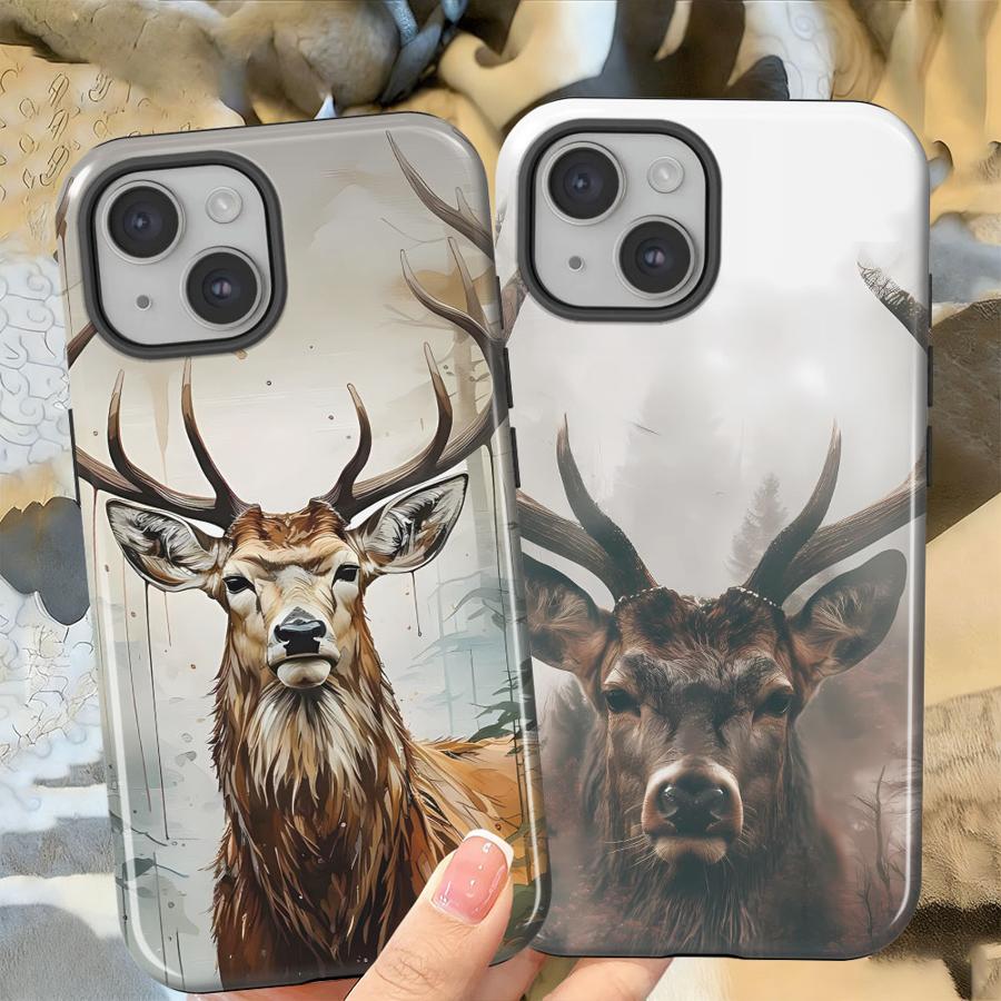 Soft Cover Capa Phone Case for Xiaomi Redmi Note 14 4G 14 Pro Plus 5G Animal Deer Pattern