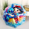 1pc Snow White and Stitch Pattern Umbrella, Fashionable, Personalized, High-Value Folding Umbrella, a Must-Have for Summer, 8-Rib Durable Ir