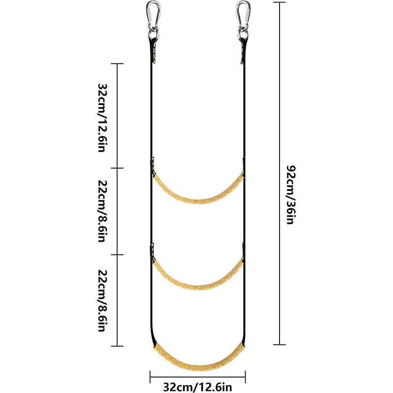 For Iatable Boat Kayak Motorboat Canoeing Auxiliary Ladder Safe Reliable Rubber Boat Pure Nylon Belt Ladder Rope Ladder