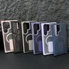 Samsung S26 Ultra Magnetic Phone Case with Invisible Desktop Stand & S25 Plus Frosted Sticker