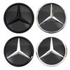 3D Mirror For Mercedes Benz E-Class W213 2016-20 E200 E250 Chrome Silver And Black Newest 3D Style Front Grille Star Emblem Logo