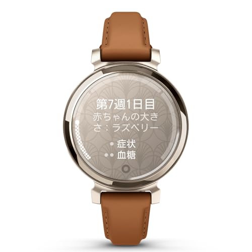 GARMIN Lily 2 Classic Tan Leather/Cream Gold [Suica-compatible model / 5 days of operation on a f...