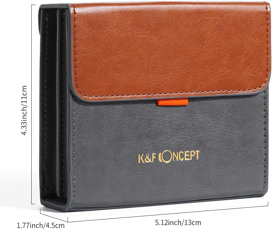 Concept Lens Filter Case Filter Case for 3 Pieces Square Filter 100x100mm Filter Lens Case Filter Lens Pouch Dustproof Type K&F Pull-out