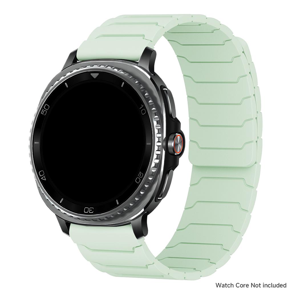 Magnetic Loop Strap for Samsung Galaxy Watch 8/8 Classic Silicone Sport Band for Galaxy Ultra 2025/7 Ultra Two-tone Bracelet