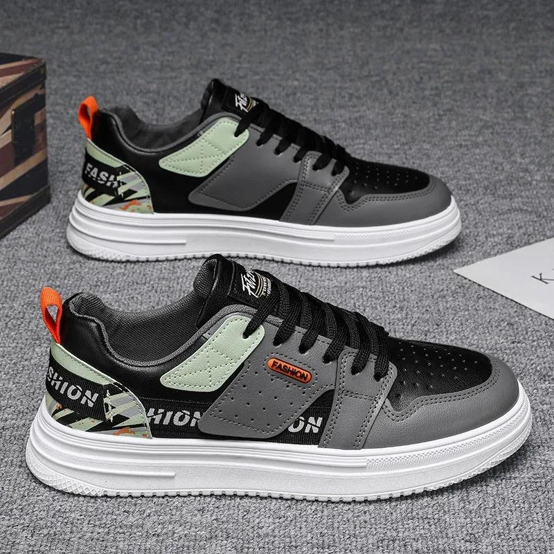 Fashion 2025 Spring and Autumn Hot Selling Men's Casual Fashion Sports Shoes Comfortable Interior Trendy Board Shoes Men's Sports Shoes