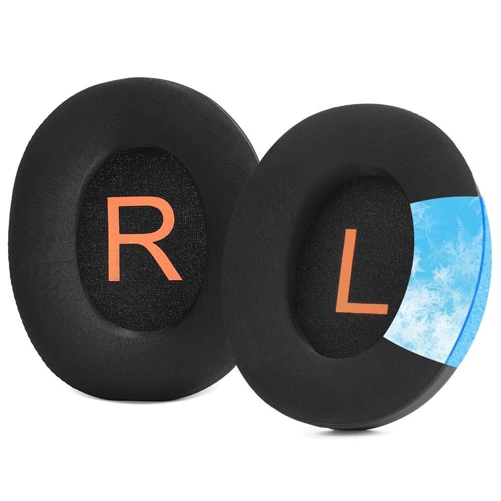 1Pair Replacement Headset Earmuff Protein Leather Ear Pillows for QCY H3S Headphones Repair
