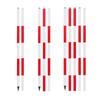 Benchmark Aluminum Alloy Measurement Pole: Thickened, Red and White Scale, Available In 2m, 3m, and 5m Lengths for Engineering Surveying.