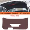 For Volkswagen VW Tiguan L PRO Allspace Car Trunk Door Anti Kick Pad Tailgate Protector Sticker Cargo Liner Interior Accessories