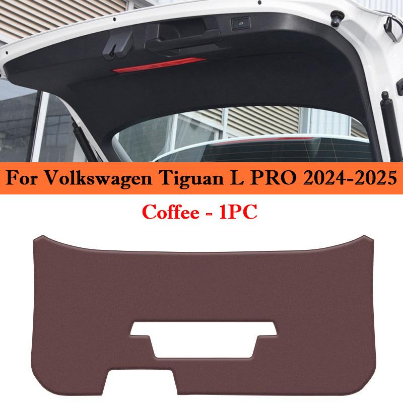For Volkswagen VW Tiguan L PRO Allspace Car Trunk Door Anti Kick Pad Tailgate Protector Sticker Cargo Liner Interior Accessories