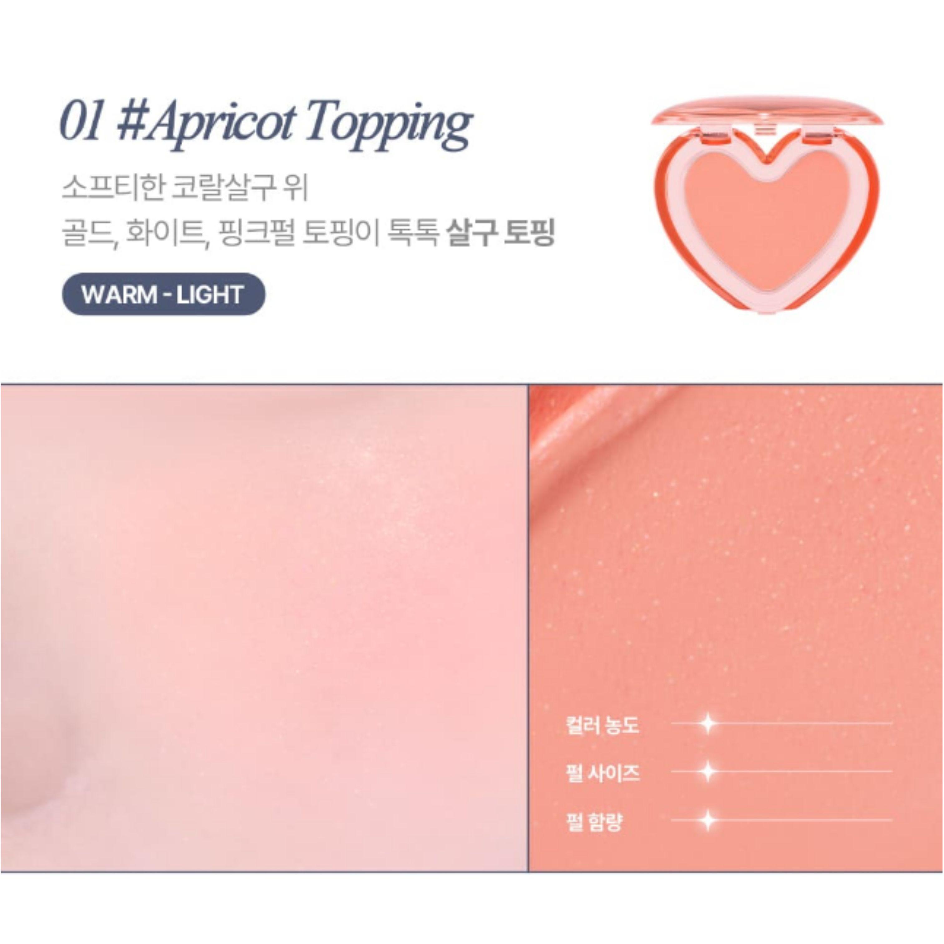 lilybyred Luv Beam Sherbet Cheek 3.5g 01 Apricot Topping