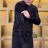 Men's Fashion Versatile Round Neck Velvet Sweatshirt - Warm, Loose Long Sleeve Base Layer for Autumn/Winter
