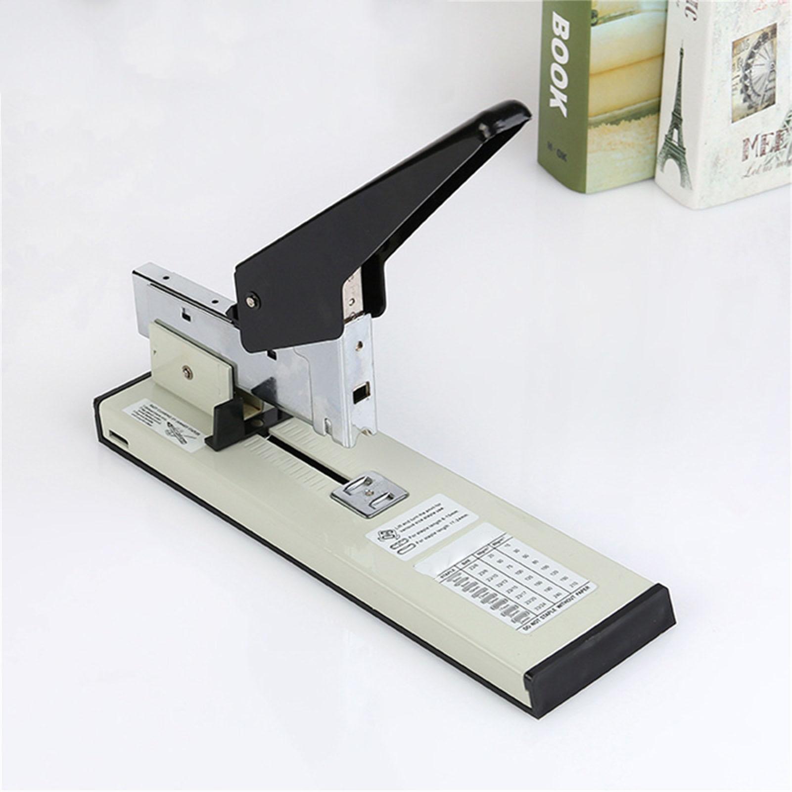 Степлер Сверхмощный Большой Металлический Окрашенная Ручка Сталь Железо Резина Удобная Ручка Офисный Степлер для Класса