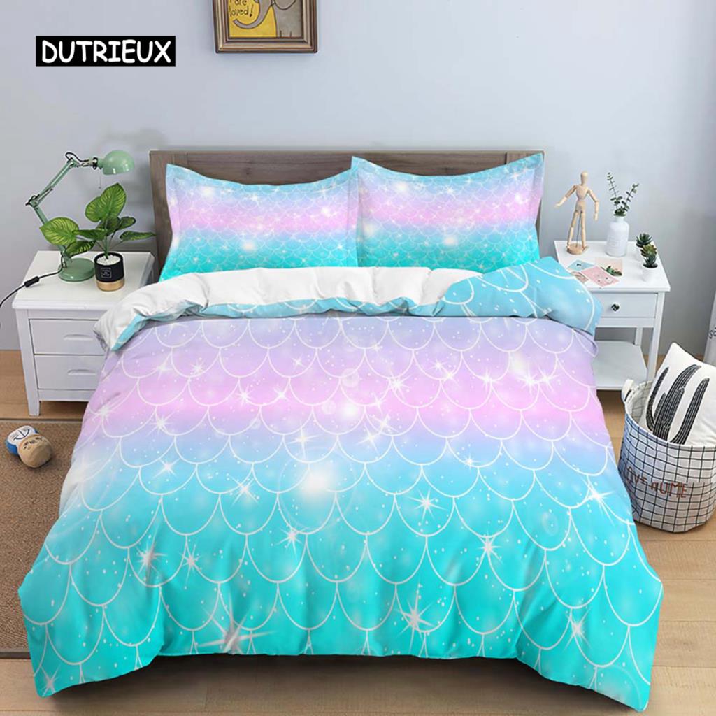 Regenbogen Druck Bettwäsche Set, Bunter Streifen Bettbezug Weiches Bettwäsche Set, Einzelbett King Queen Größe 3-teilig Polyester Bettdeckenbezug
