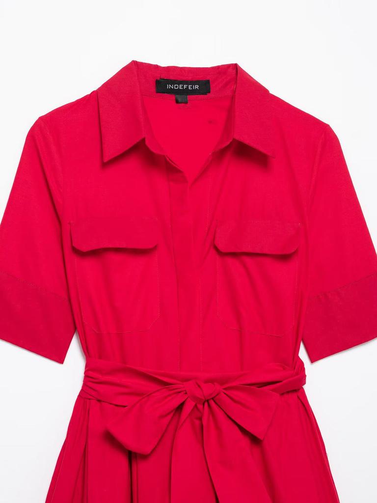 TAOP&ZA Women's Waist-Slimming Long Shirt Dress - Spring/Summer Collection