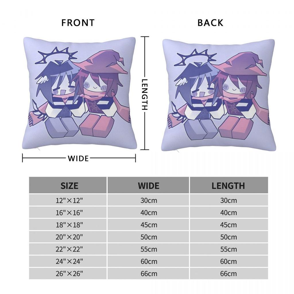 Azuretime Anime Pillowcase Polyester Cushion Cover Azure Two Time Forsaken Throw Pillow Case Cover Home Dropshipping 45X45Cm