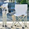Portable Outdoor Folding Chair with Backrest for Camping, Art Sketching, and Fishing