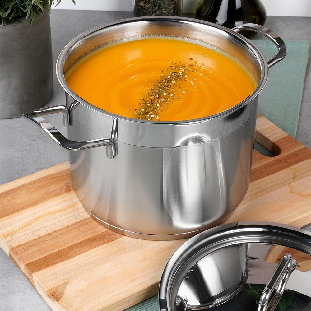 Steel pot with lid ANETT 20 cm, 4.6 l