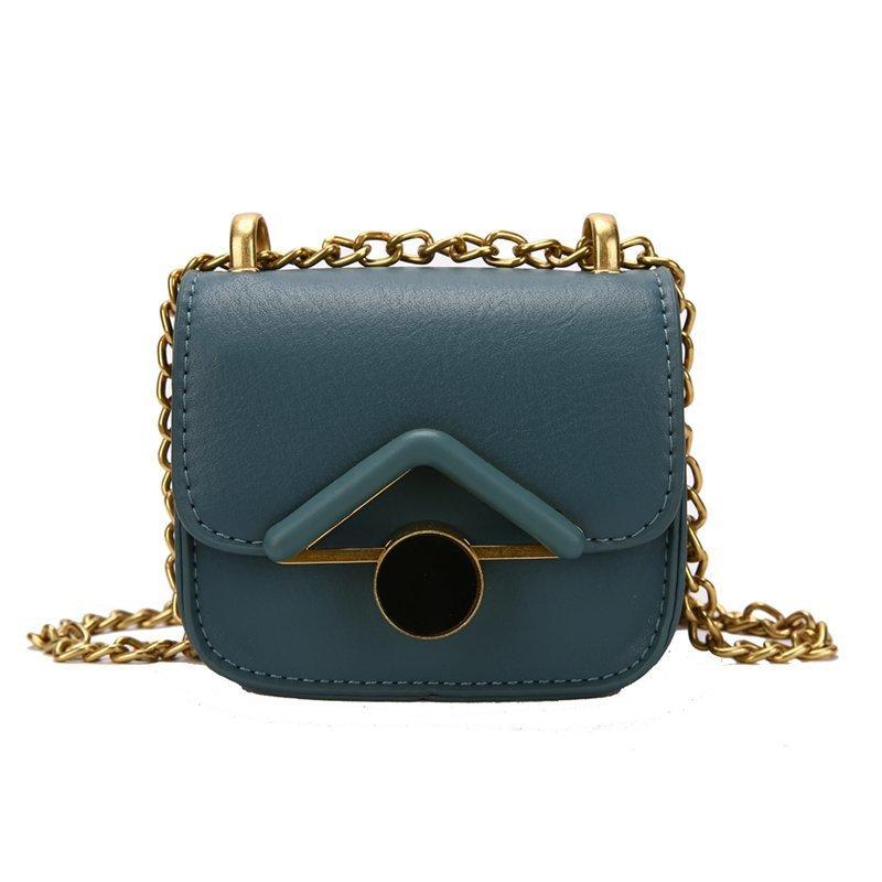

Bag New retro mini oblique span small square bag lipstick women s bag синий