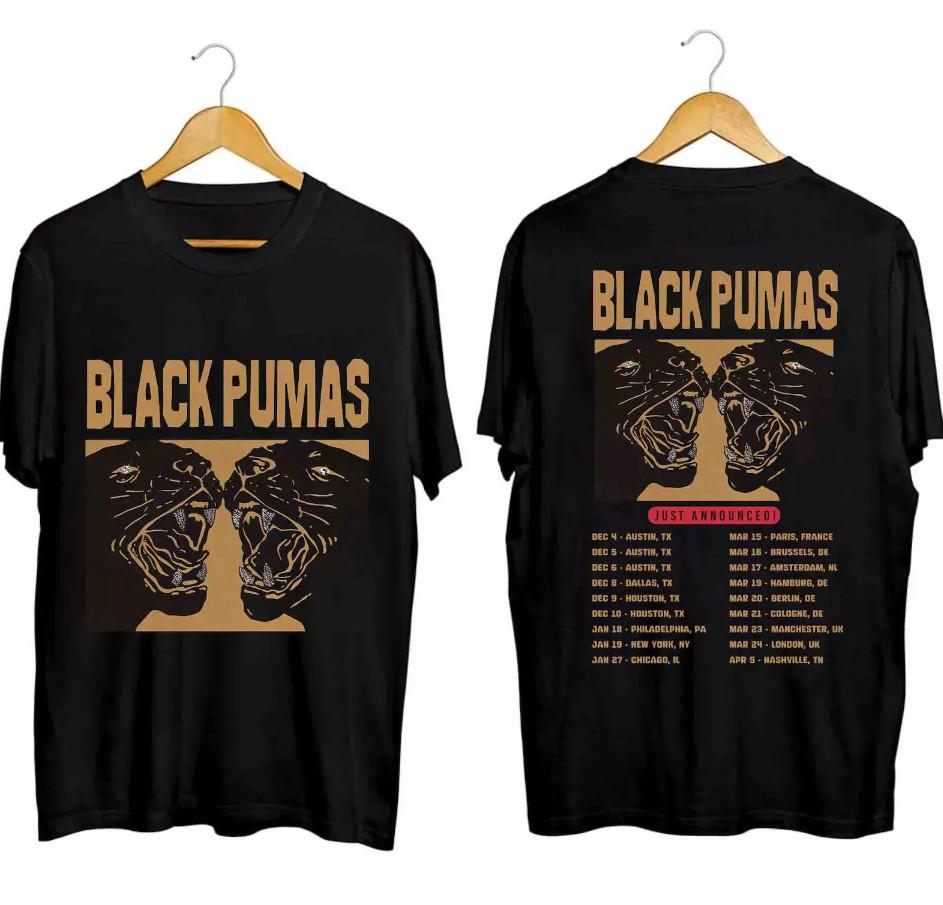 Black Pumas 2026 2026 Tour Shirt Black Pumas Band Fan Shirt S