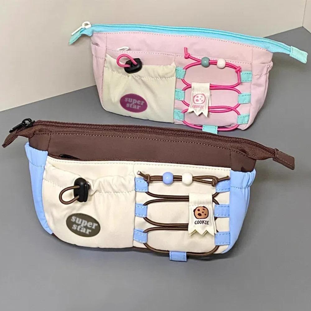 Office Supplies Stationery Case Adjustable Pencil Pouch Personality Pen Bag  Signature