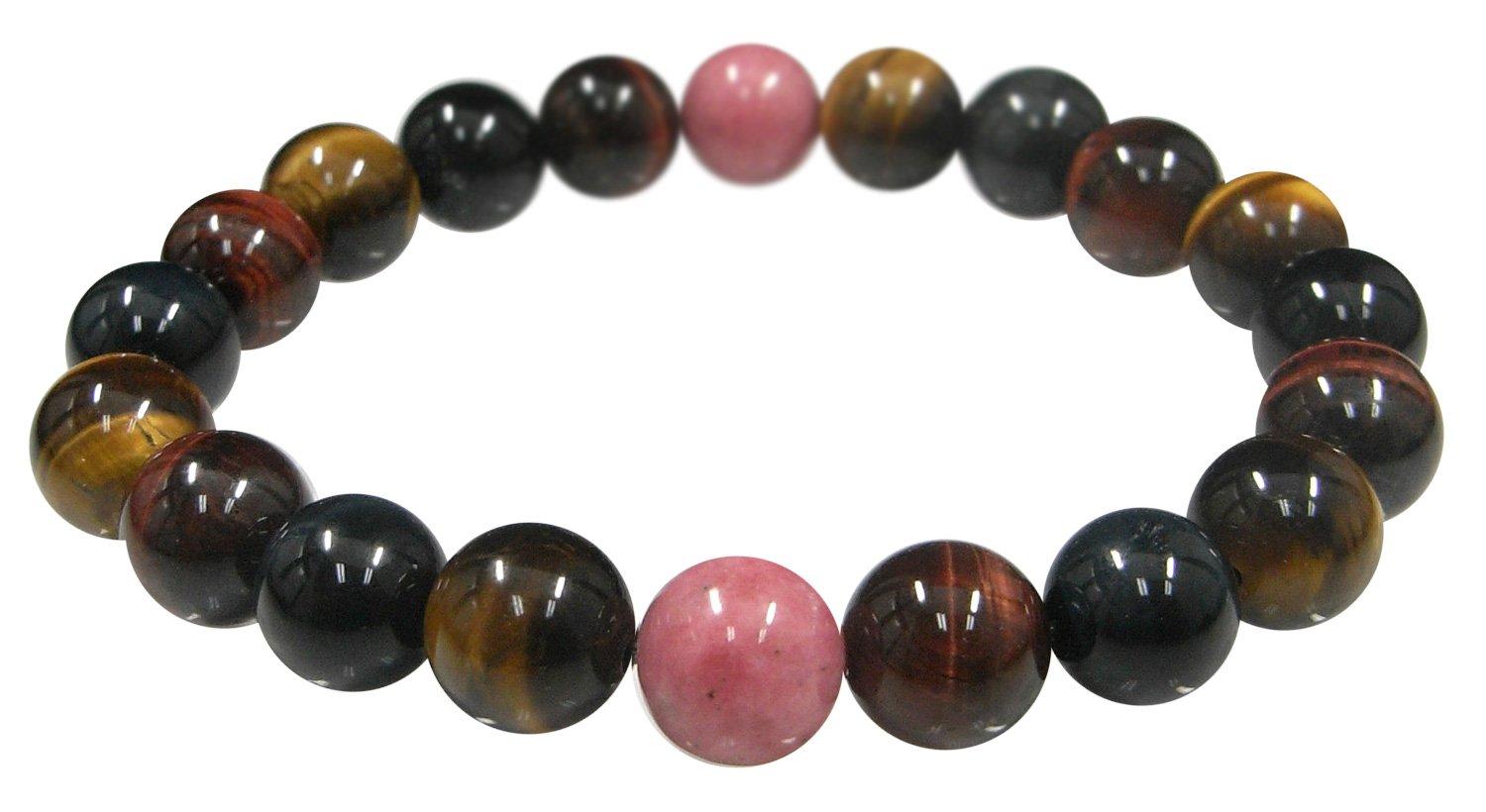 

[Increased Wealth and Charm] Triple Tiger Eye Rhodonite 23738 A-B20019