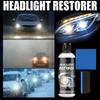 Automotive Headlight Lens Restorer Car Headlight Repair Fluid Long-Lasting Protection Easy Application Headlight Repair Polish Kit