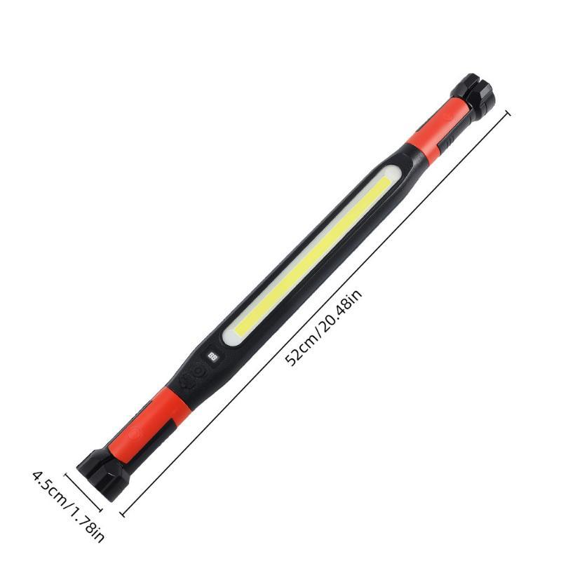 Magnetic LED Mechanic Work Flashlight Rechargeable 1200LM 360 Degree Rotatable for Auto Repair Home Use