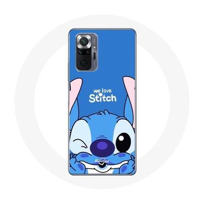Case - Xiaomi - Redmi Note 10 Pro - Silicone - Flexible - Cute Stitch - Blue