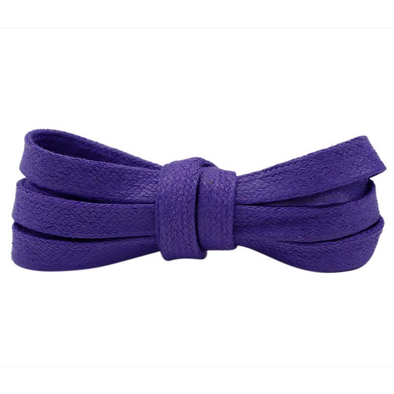 Kurojin Flat Waxed Cotton Shoelaces for Sneakers and Casual Shoes