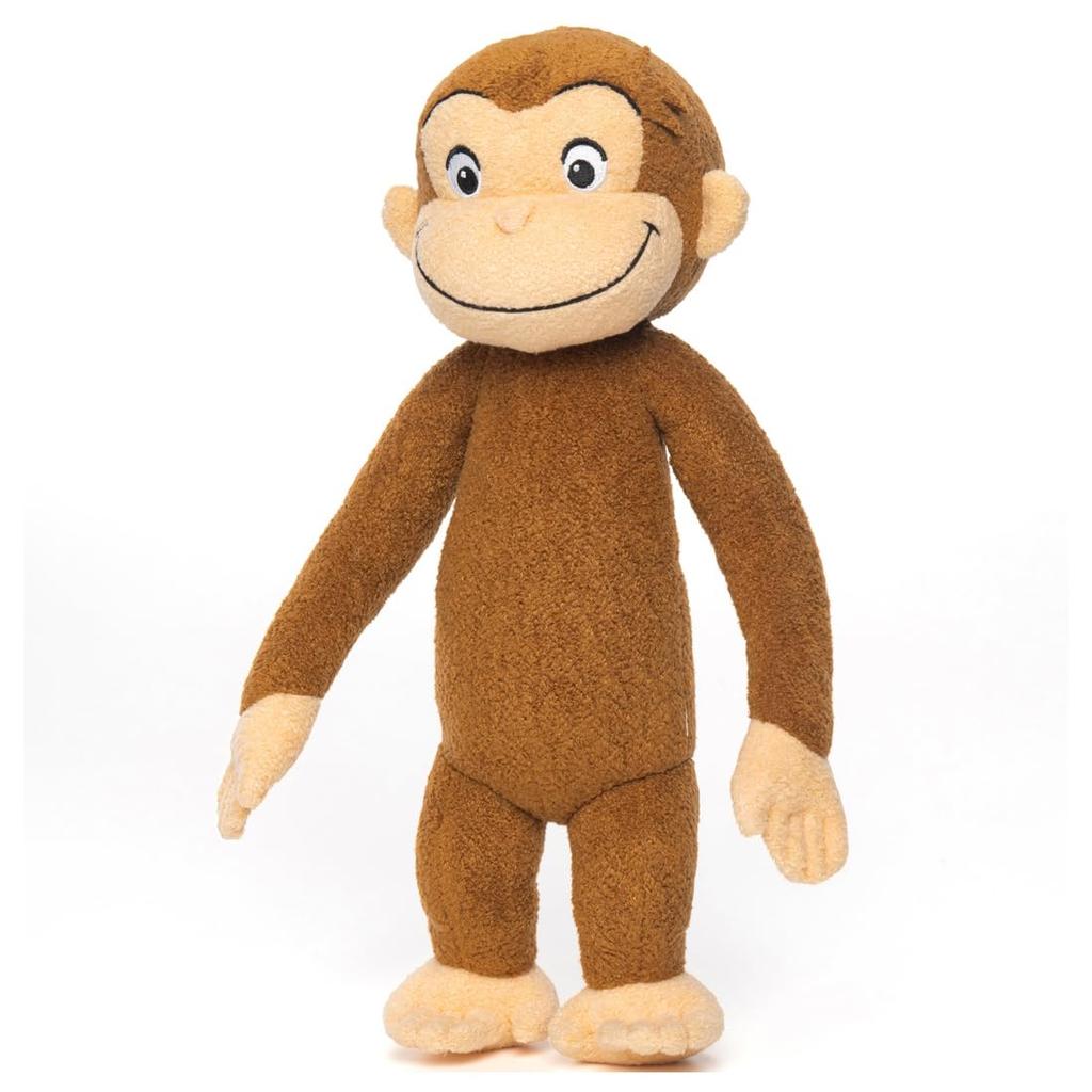 Takara Tomy Arts Curious George Plush Toy S Curious George Plush Toy Approximately 25cm Tall