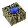 Sturdy Zinc Alloy Jewelry Storage Box Unique Jewelry Organizers With Soft Lining for Necklace Earrings Jewelry