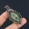 Prehnite Jewelry, 999 Copper Wire Wrapped Pendant Handmade Gemstone Jewelry, Gifts For Wife Brand New Pendant