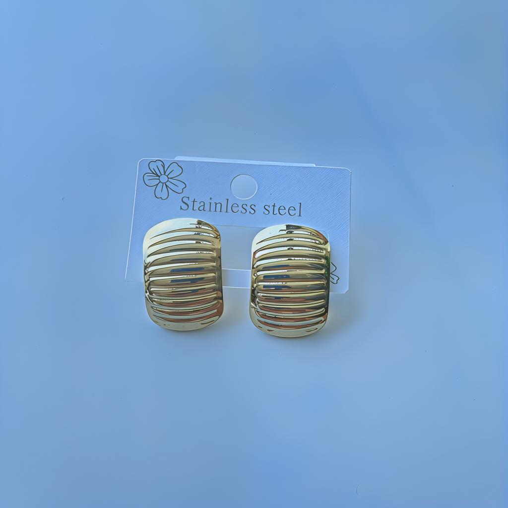 Multiple Styles Fashionable Trendy Exquisite Irregular-shaped Stud Earrings Versatile Jewelry Accessory For Women