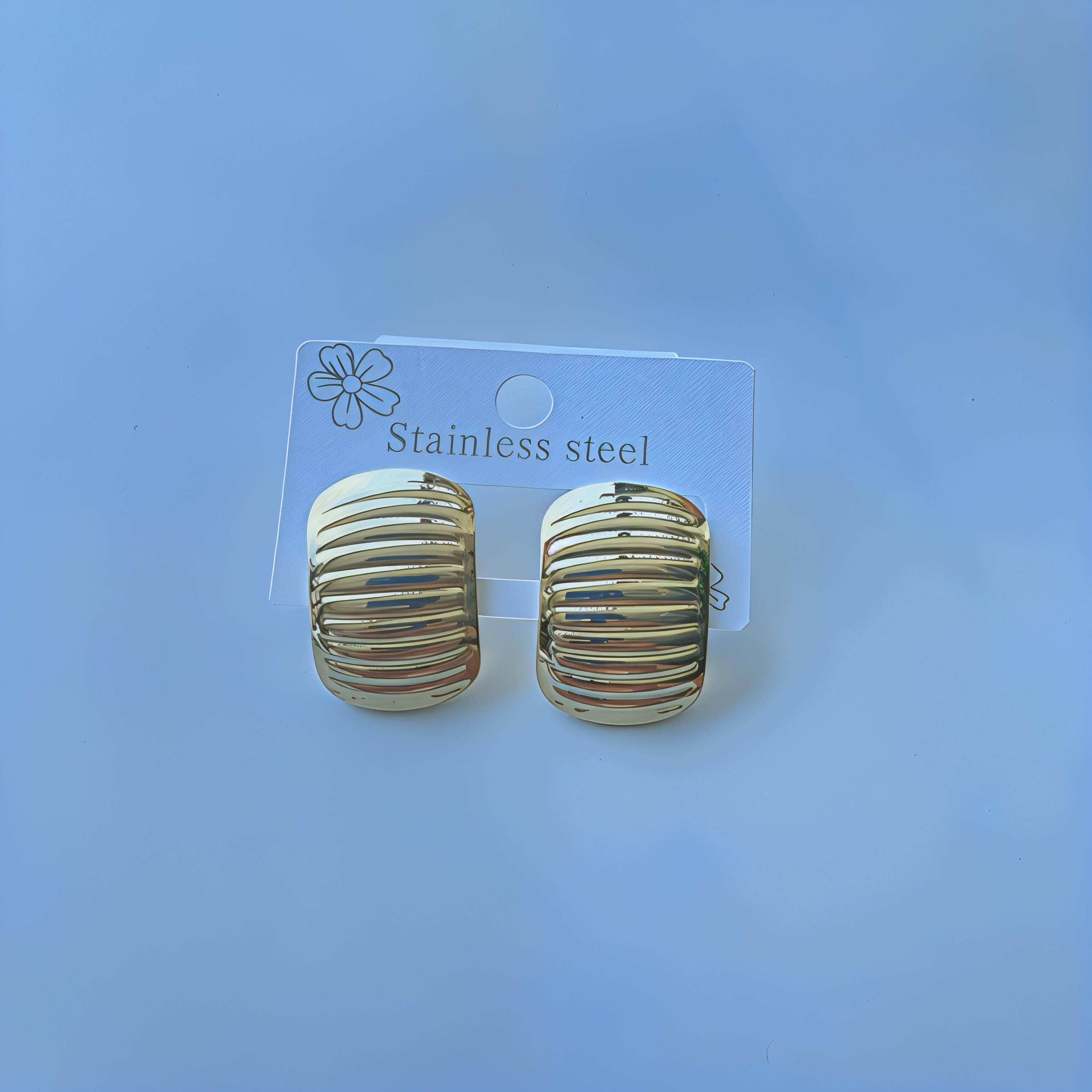 

Multiple Styles Fashionable Trendy Exquisite Irregular-shaped Stud Earrings Versatile Jewelry Accessory For Women