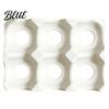 Egg Protector Tray Modern Kitchen Independent Grooves Tray 6 3D Printed Wavy Edge Holder Design