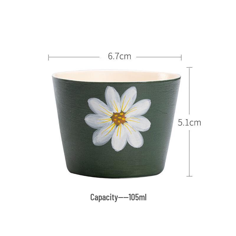 TLAKEHO Wabi-Sabi Kohiki Ceramic Master Teacup