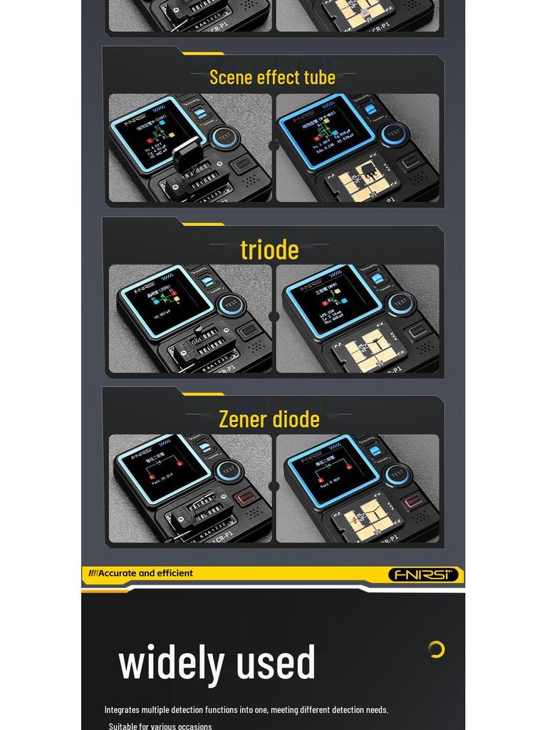 FNIRSI LCR-P1 Capacitance, Resistance, and MOSFET Tester & Triode Component Detector