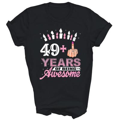 50. Geburtstag 50 Jahre alt Ich bin 49 plus Unisex-Shirt Geschenk