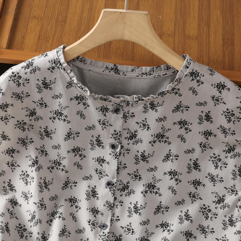 2025 Women's Cotton Linen Sleeveless Ruffled Top - Retro Summer Style